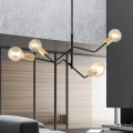 Lampa sufitowa loftowa BOLT 4 BLACK/GOLD