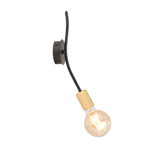 Kinkiet loftowy BOLT K1 BLACK/GOLD