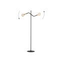 Lampa podłogowa loftowa BOLT LP2 BLACK/GOLD