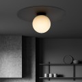 Lampa sufitowa SOLAR 1 BLACK/OPAL