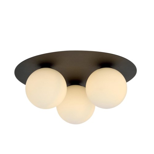 Lampa sufitowa SOLAR 3 BLACK/OPAL