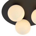 Lampa sufitowa SOLAR 3 BLACK/OPAL