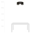 Lampa sufitowa SOLAR 2 BLACK/STRIPE