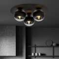 Lampa sufitowa SOLAR 3 BLACK/STRIPE
