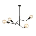 Lampa sufitowa loftowa FRIX 4 BLACK