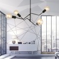 Lampa sufitowa loftowa FRIX 4 BLACK
