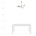 Lampa sufitowa loftowa FRIX 4 BLACK