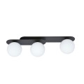 Lampa sufitowa PLAZA 3 BLACK/OPAL
