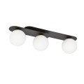 Lampa sufitowa PLAZA 3 BLACK/OPAL