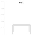 Lampa sufitowa PLAZA 1 BLACK/GRAFIT