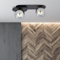 Lampa sufitowa PLAZA 2 BLACK/GRAFIT