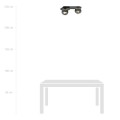 Lampa sufitowa PLAZA 2 BLACK/STRIPE