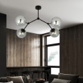 Lampa sufitowa SPACE 4 BLACK/GRAFIT