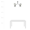 Lampa sufitowa SPACE 4 BLACK/GRAFIT