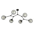 Lampa sufitowa SPACE 6 BLACK/GRAFIT