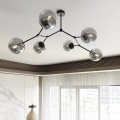 Lampa sufitowa SPACE 6 BLACK/GRAFIT