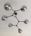 Lampa sufitowa SPACE 6 BLACK/GRAFIT
