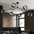 Lampa sufitowa SPACE 6 BLACK/STRIPE