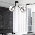 Lampa sufitowa NOVA 2 BLACK/GRAFIT