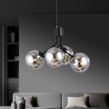 Lampa wisząca NOVA 4 BLACK/GRAFIT