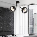 Lampa sufitowa NOVA 2 BLACK/STRIPE