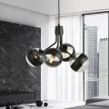 Lampa wisząca NOVA 4 BLACK/STRIPE