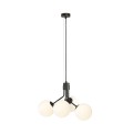 Lampa wisząca NOVA 4 BLACK/OPAL