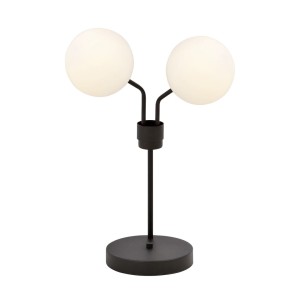 Lampa stołowa NOVA LN2 BLACK/OPAL