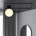 Lampa sufitowa IMAGO 1A BLACK/OPAL