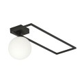 Lampa sufitowa IMAGO 1B BLACK/OPAL