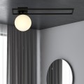 Lampa sufitowa IMAGO 1C BLACK/OPAL
