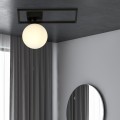 Lampa sufitowa IMAGO 1D BLACK/OPAL