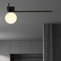 Lampa sufitowa IMAGO 1F BLACK/OPAL