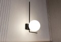 Lampa sufitowa IMAGO 1F BLACK/OPAL