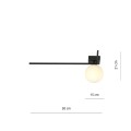 Lampa sufitowa IMAGO 1F BLACK/OPAL