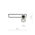 Lampa sufitowa IMAGO 1A BLACK/GRAFIT