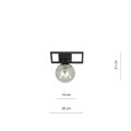 Lampa sufitowa IMAGO 1E BLACK/GRAFIT