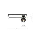 Lampa sufitowa IMAGO 1A BLACK/STRIPE