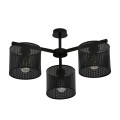 Lampa sufitowa abażur JORDAN 3 BLACK