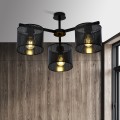 Lampa sufitowa abażur JORDAN 3 BLACK