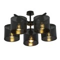 Lampa sufitowa abażur JORDAN 5 BLACK