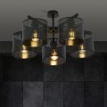 Lampa sufitowa abażur JORDAN 5 BLACK