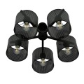 Lampa sufitowa abażur JORDAN 5 BLACK