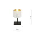 Lampa stołowa JORDAN LN1 WHITE/GOLD