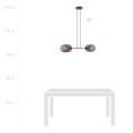 Lampa wisząca PLAYA 2 BLACK