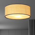 Lampa sufitowa abażur ASTON 3 RATTAN