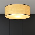Lampa sufitowa abażur ASTON 3 RATTAN