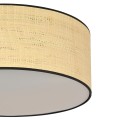 Lampa sufitowa abażur ASTON 3 RATTAN