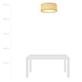 Lampa sufitowa abażur ASTON 3 RATTAN