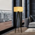 Lampa podłogowa ASTON LP1 BLACK/RATTAN